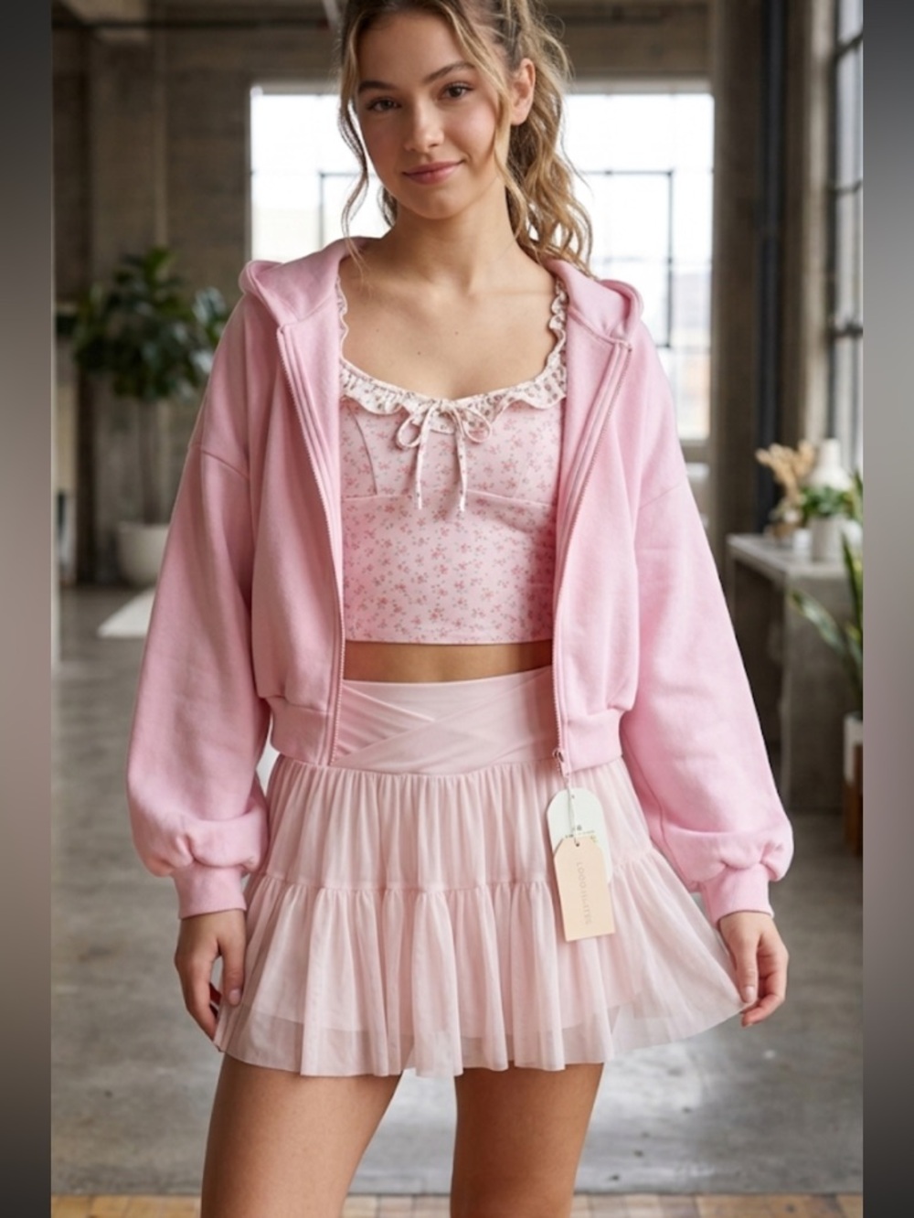 Blogilates three-piece set all in  size extra small NWT